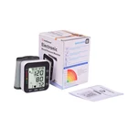 Сфигмоманометр на запястье, автоматический умный электронный измеритель артериального давления на английском языке