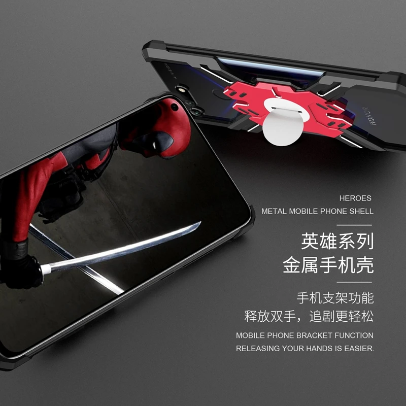 Чехол для huawei Honor View 20, роскошный противоударный алюминиевый металлический защитный чехол для Honor V20, чехол для mate 20 Pro, чехол