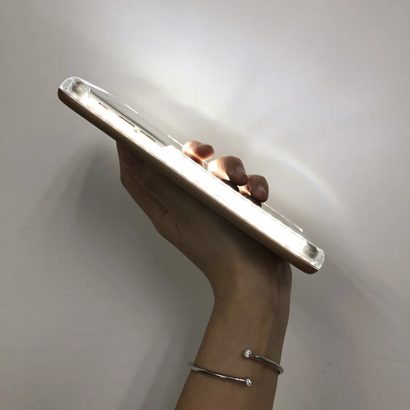 Светильник светящийся чехол для телефона для iPhone x чехол фото заполняющий светильник артефакт для iPhone 7 плюс селфи мобильный корпус для iPhone 6 Чехол чехол s