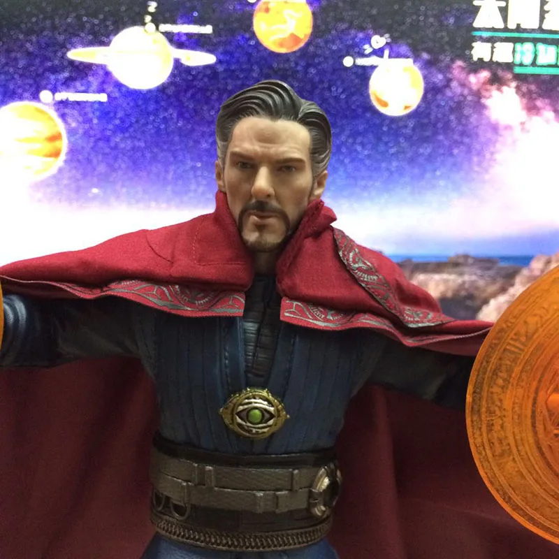 Доктор Стрэндж Сумасшедшие игрушки фигурка 1/6 Масштаб Окрашенные ПВХ фигурка Боевая версия Доктор Стрэндж игрушечная Статуэтка аниме
