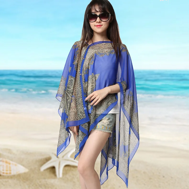 SThe Последняя мода женская шаль печати длинный мягкий шарф Дамская dreamy пляжный