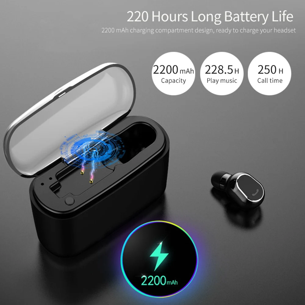 Беспроводные наушники M8 Bluetooth большая емкость аккумулятора Поддержка музыки