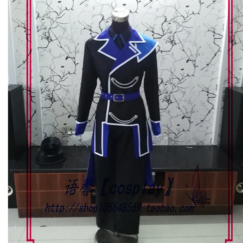 Костюм Сиэль косплей ELSWORD Lu с льдом платье синего цвета изготовленное на