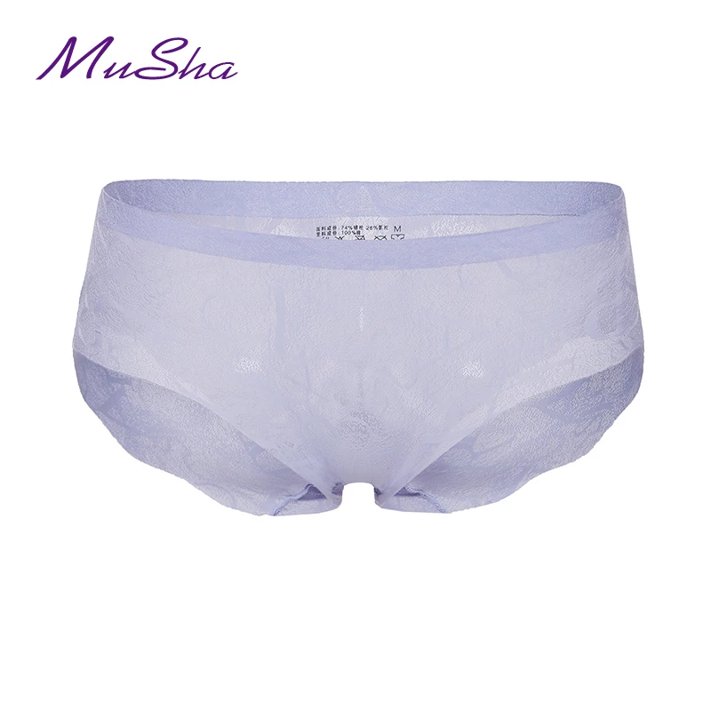 Hot sale! sexy lace panties cotton breathable seamless briefs Plus Size girl underwear |