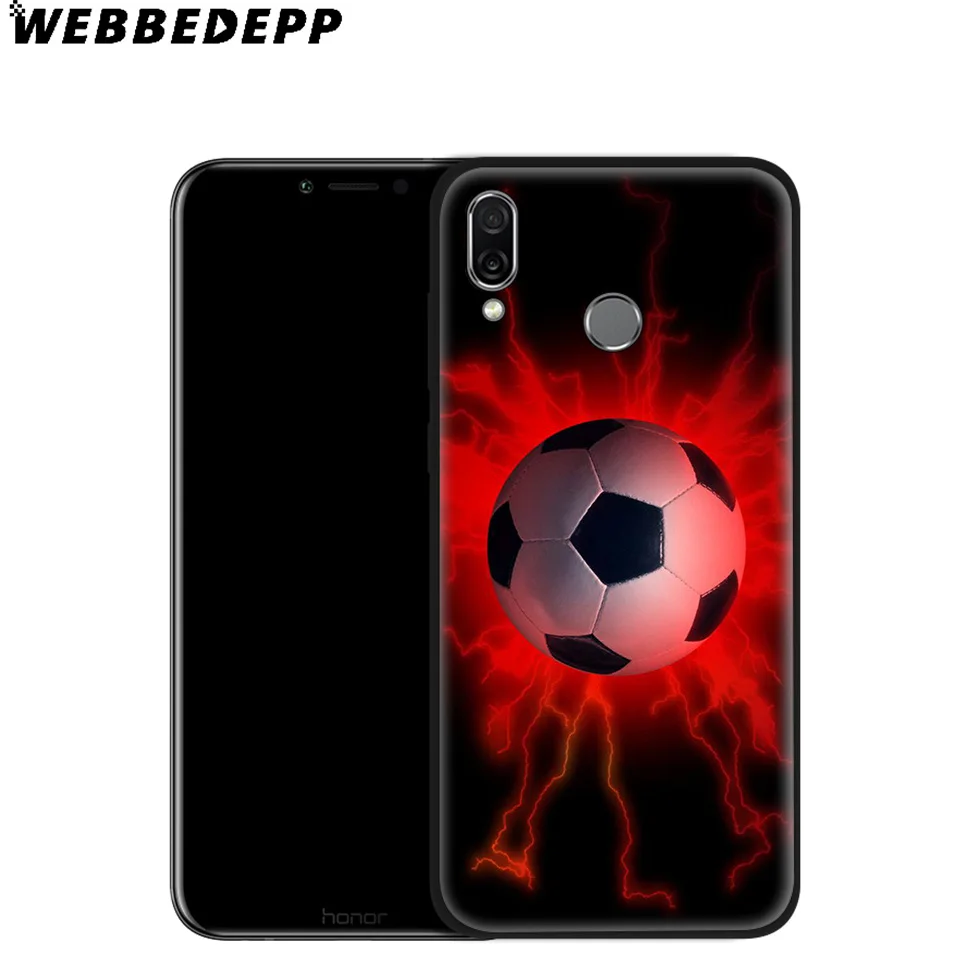 WEBBEDEPP футбольный мяч мягкий чехол для Huawei Mate Honor 20 6A 7A 7C 7X 8 9 9X 10 View Lite Pro 30 |