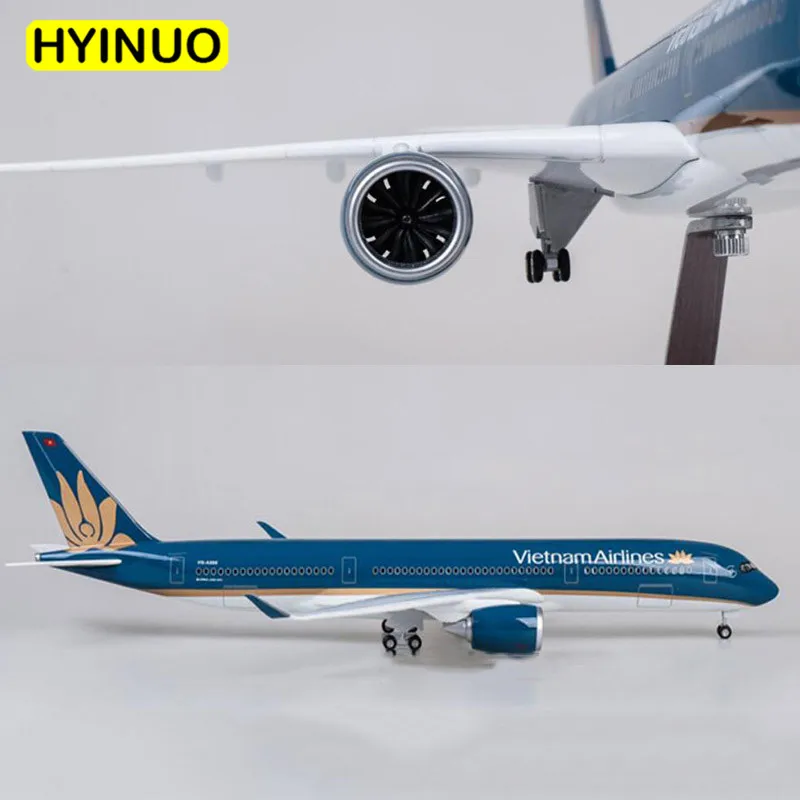 47 см 1/142 масштабный самолет Airbus A350 Dreamliner Aircraft Vietnam Airlines модель с светодиодный