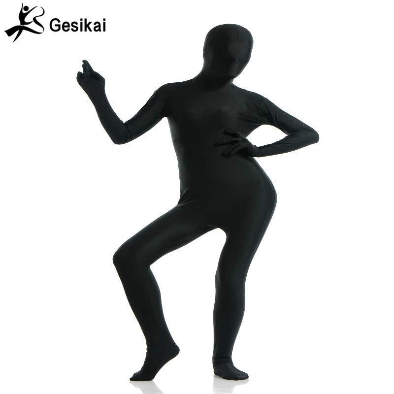 Взрослые костюмы Zentai из лайкры на все тело Хэллоуин женские облегающие спандекса