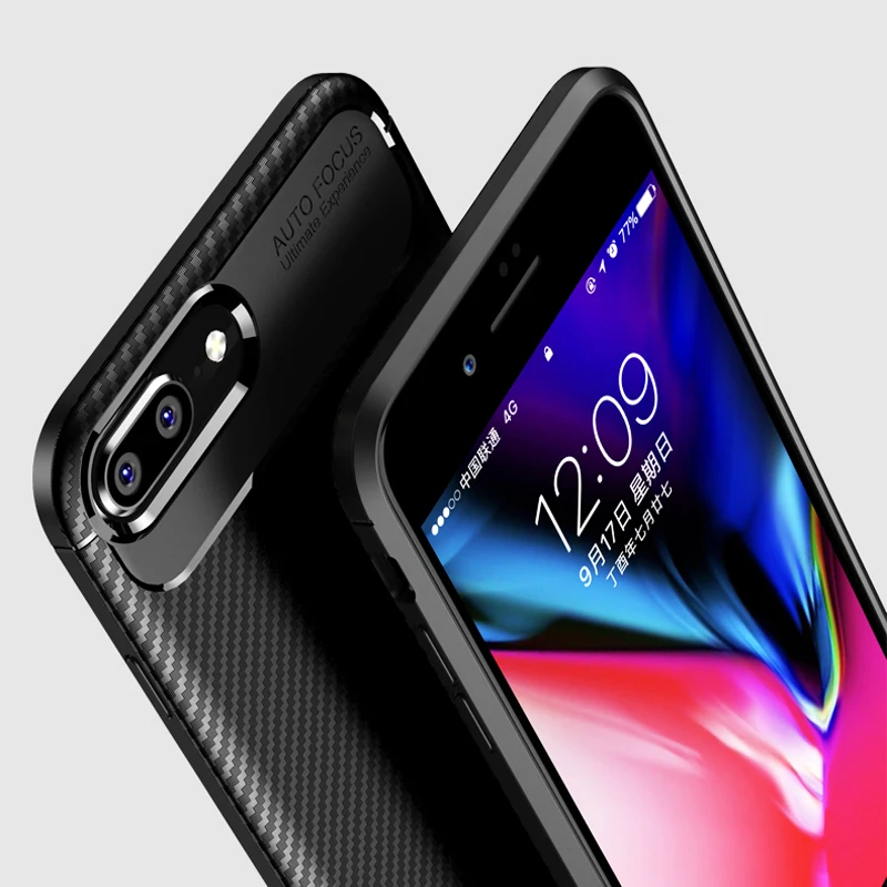 Роскошный Ретро Чехол для iPhone 7 8 Plus 6 S деловой силиконовый чехол с защитой от