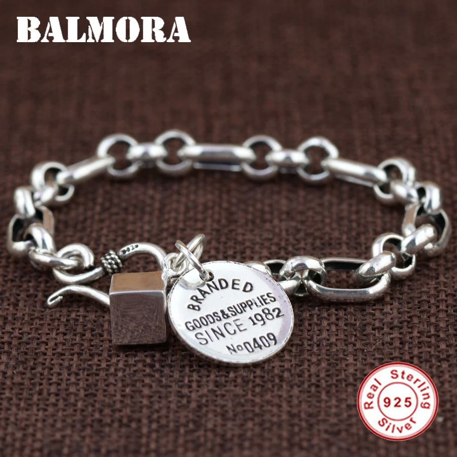 Браслет из серебра 925 пробы BALMORA Современный фирменный браслет для женщин и