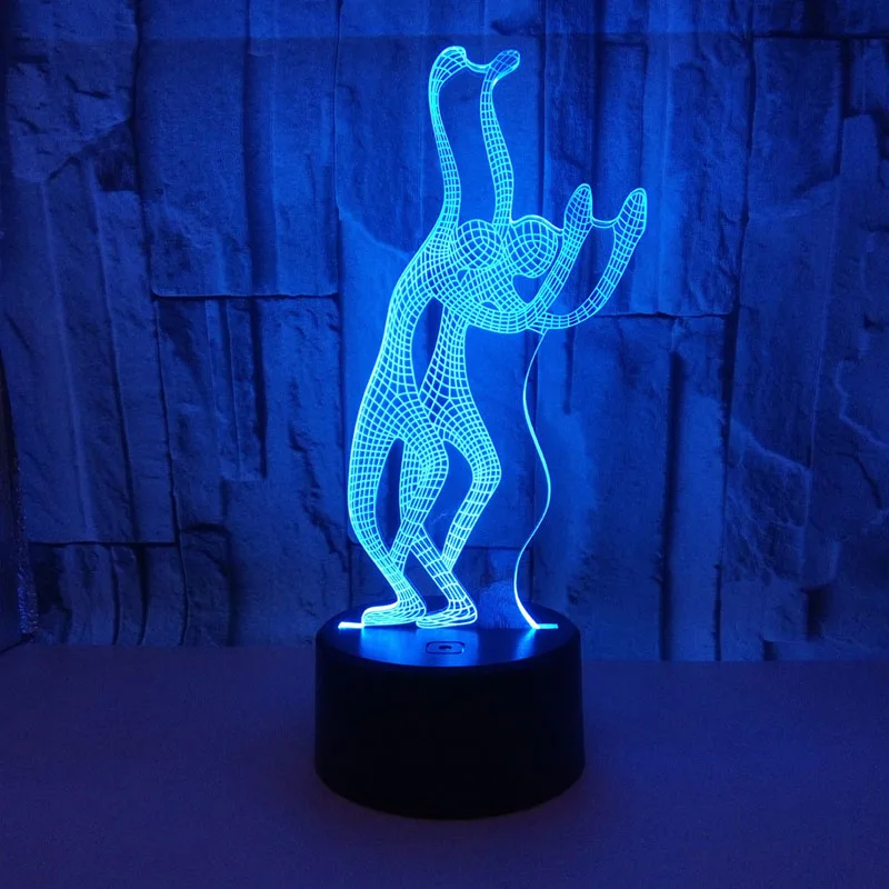 Фото YIMIA Creative 3D Visual Dancer Dancing Led Night Light 7 Color Home Table Party Bar Decor Lamp Boys Man Kids Favor Best Gifts Лампы и YIMIA Creative 3D Visual Dancer Dancing Led Night Light 7 Color Home Table Party Bar Decor Lamp Boys Man Kids Favor Best Gifts Лампы и