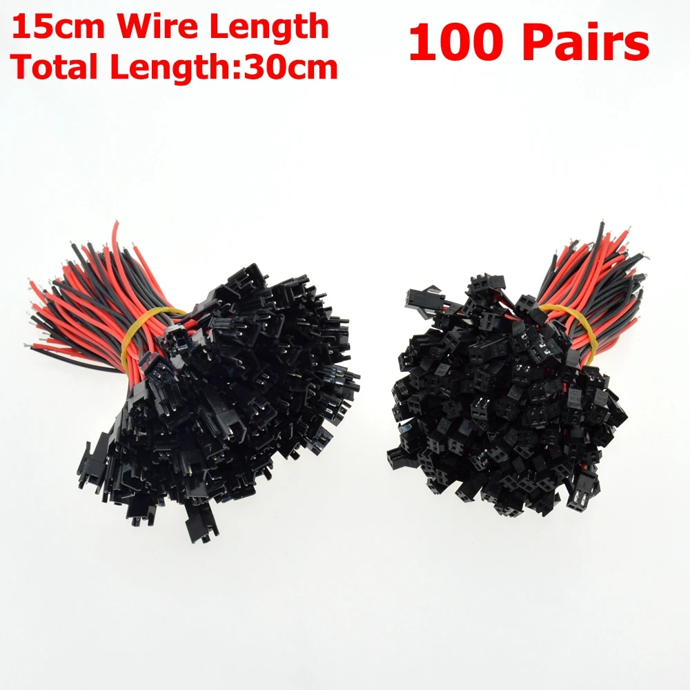 100 комплектов длина провода 15 см 2 шпильки гнездовой и кабель SM разъемы для