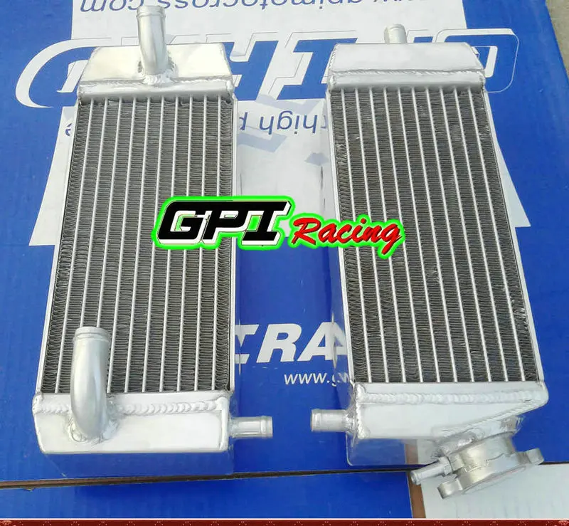 Алюминиевый радиатор для KAWASAKI KXF250 KX250F KX 250F 04 05 2004 2005 RH & LH GPI Racing|Охлаждение