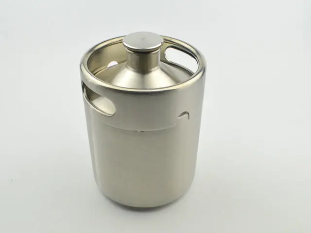 Мини кулер для пива 2 литра нержавеющая емкость вина 64 унции неломкий кег