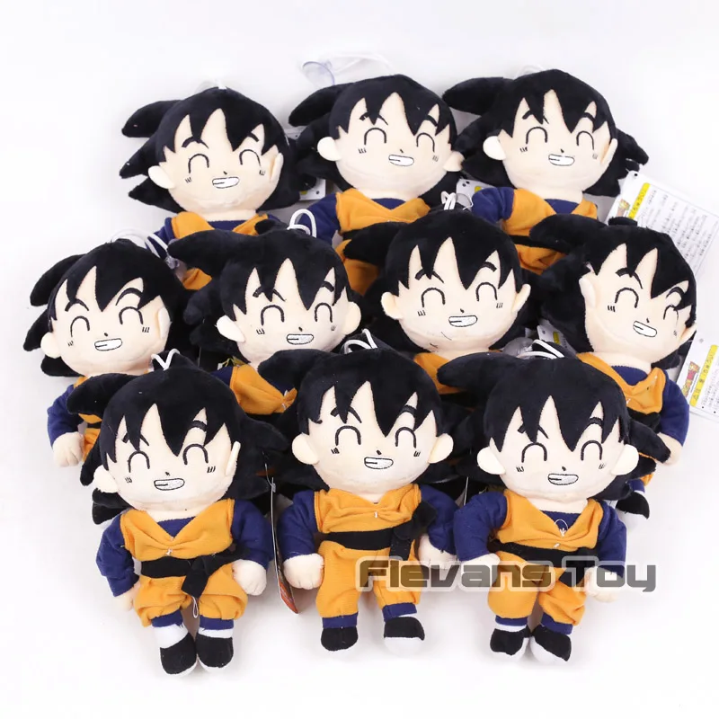 Dragon Ball Z Super Saiyan GodSS синие волосы сын Goku vegeta Piccolo Majin Buu плюшевые подвесные игрушки куклы 10 шт./партия