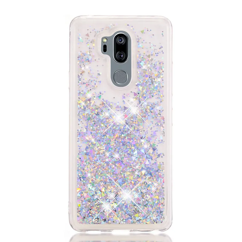 silver Жидкий чехол для sony Xperia XA1 Ultra XA1 Plus XA2 Ultra XZ Premium XZ1 XZ2 Compact L2 L1 блестящая динамичная мягкая задняя крышка из ТПУ - Цвет: silver