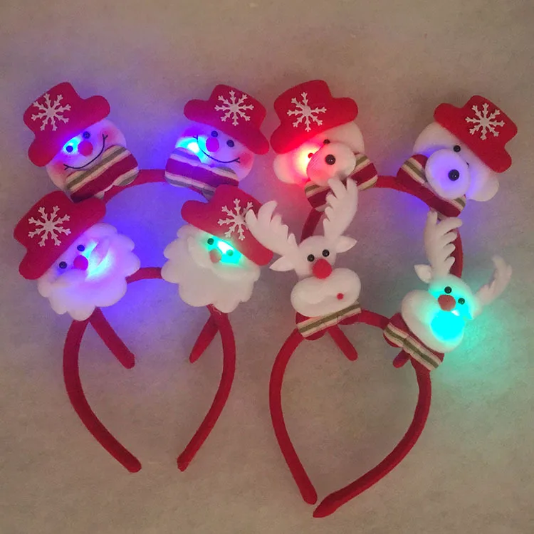 2016 new Christmas LED headband antlers ornaments wholesale |