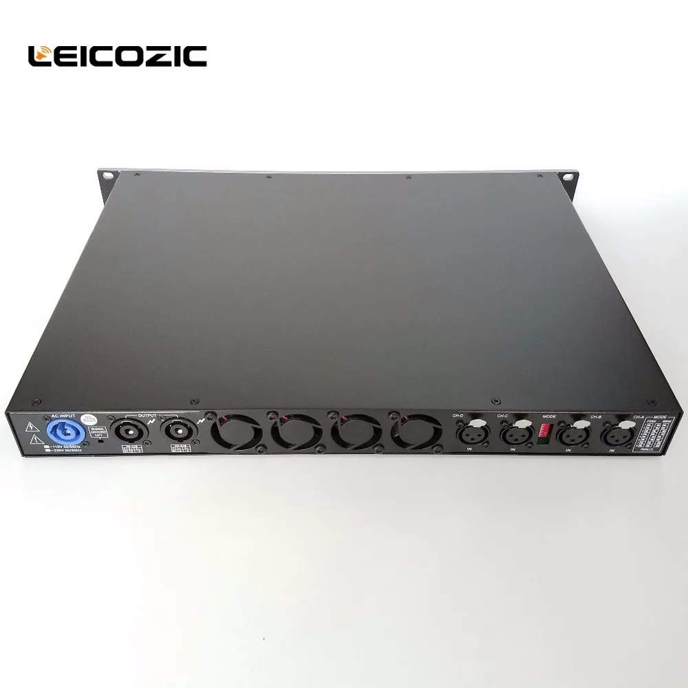 Leicozic цифровой усилитель 800 Вт * 2 мостовая мощность DX4250 4 Канальные усилители