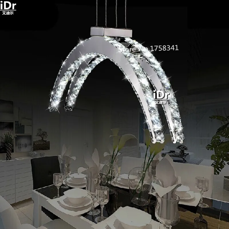 Европейский индивидуальный дизайн короткая светодиодная хрустальная люстра