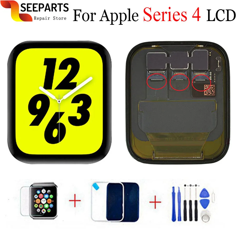 ЖК дисплей с дигитайзером сенсорного экрана для Apple watch Series 4 серия S4 40 мм 44 мм|2