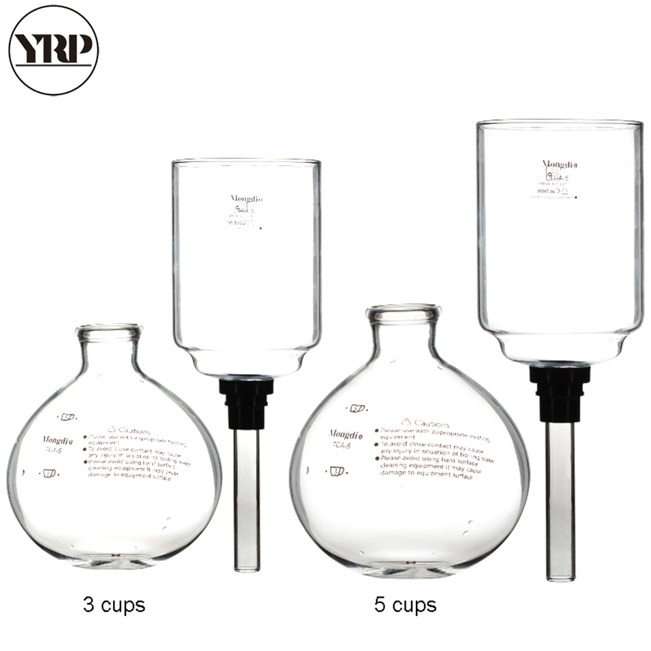 YRP Кофе сифон горшок аксессуары TCA-3/5cup высокое качество Стекло Сифон Вакуумный горшок Кофе чайник Запчасти заменить Кофе Фильтр Инструменты