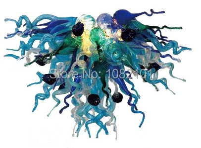 

Free Shipping Art Lotus Flower Glass Chandelier Pendant