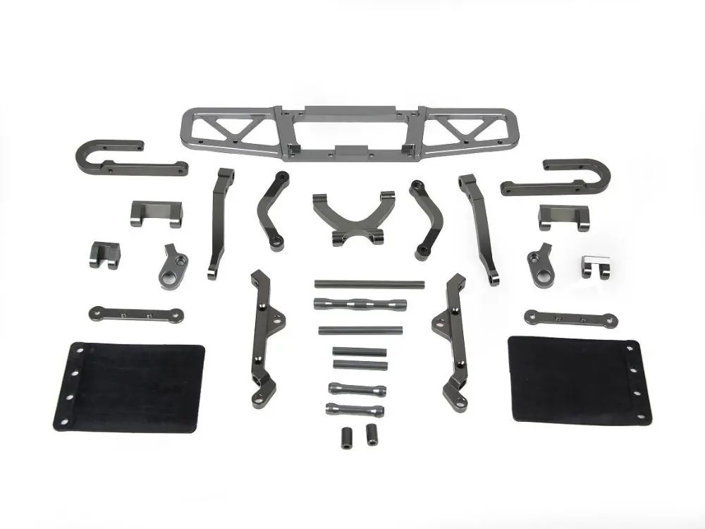 

alloy rear bumper kit for baja 5T 5SC green color