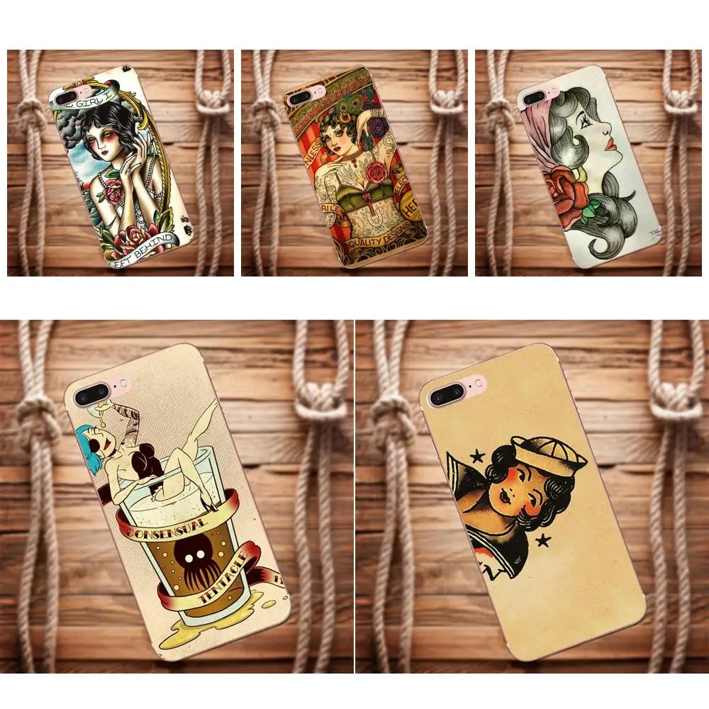 Vvcqod мягкий чехол для мобильного телефона Iphone 4 4s 5 5C 5S SE 6 S 7 8 Plus X Moto G G2 G3 моряк