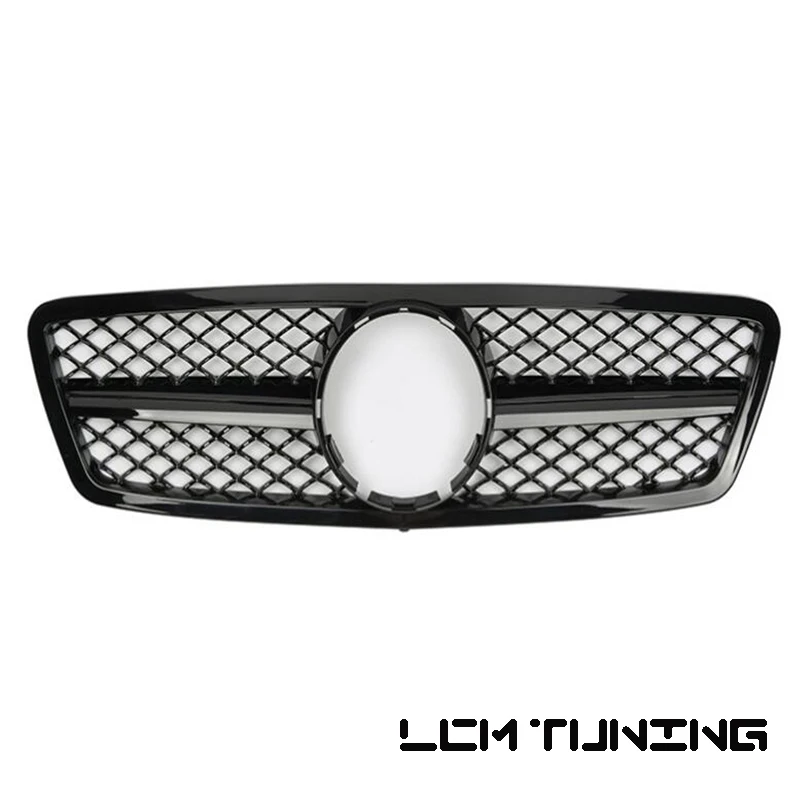 SL стиль ABS пластиковый передний бампер гоночная решетка для Mercedes Benz C-Class W203 00 01 02 03