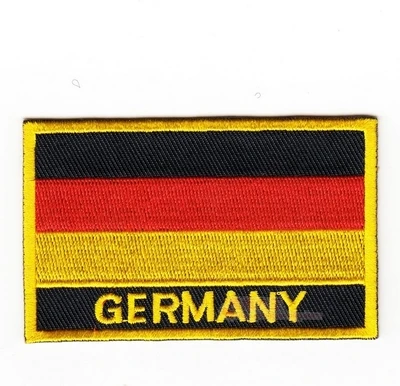 Flag Patch Нашивки с вышитым национальным флагом и металлический значок с флагом Германия - Цвет: Flag Patch