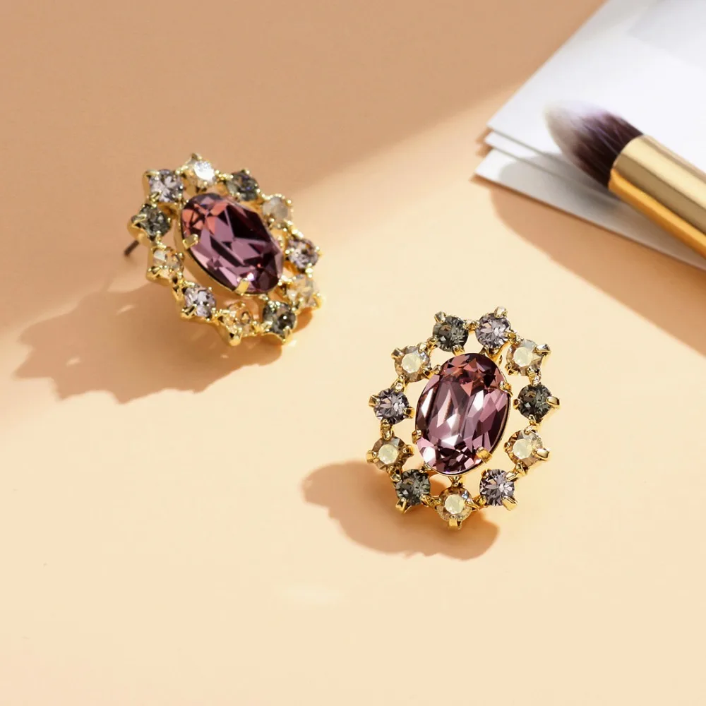 Серьги-гвоздики Neoglory женские из титана модные ювелирные изделия новые подарки