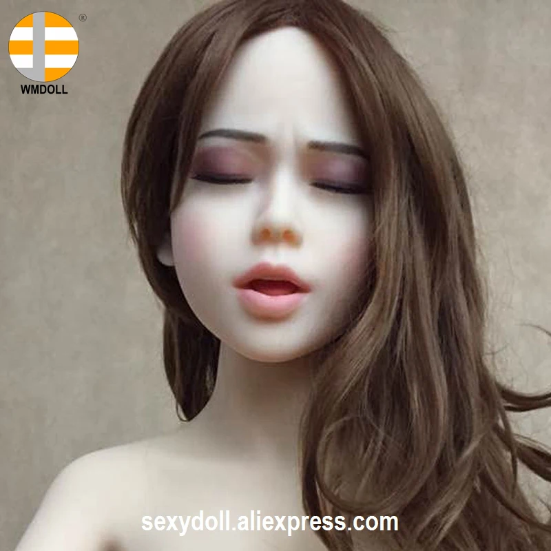 WMDOLL новинка 39 # японская Силиконовая секс кукла голова оправа азиатское лицо