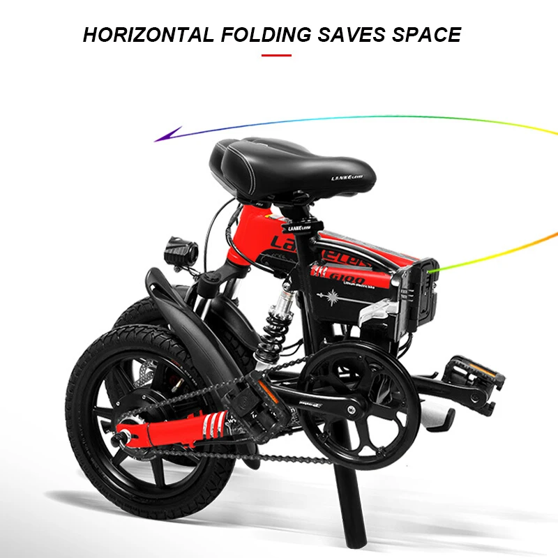 Электрический велосипед для путешествий маленький литиевый аккумулятор нового