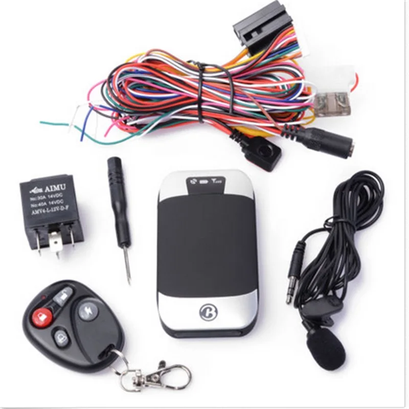 Водонепроницаемый Автомобильный GSM GPRS GPS трекер Gps303I с пультом дистанционного