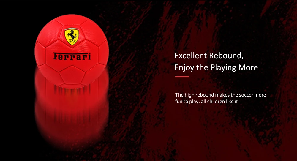 FERRARI Высококачественная ПВХ резиновая поверхность футбольный мяч машина шитье высокий отскок тренировочный футбольный мяч игрушка Спорт на открытом воздухе игрушки