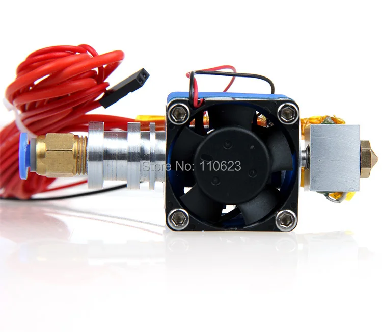 Полностью металлический длинный J head Hotend Reprap 3D принтер экструдер охлаждающий