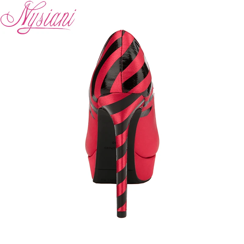 2018 женская обувь с острым носком на платформе и высоком каблуке брендовая