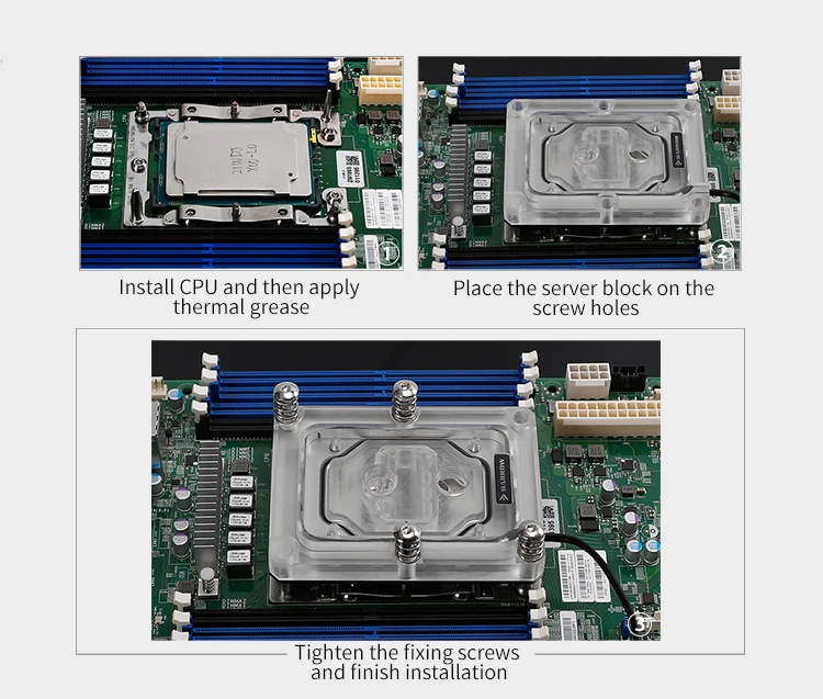 Курган LTYK-LGA3647, для Intel Lga3647 Skylake-E cpu блок водяного охлаждения cpu водяное охлаждение Поддержка rgb