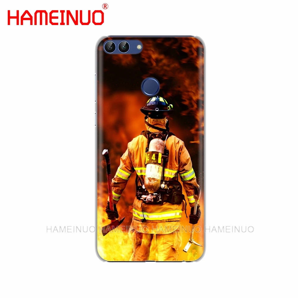 HAMEINUO пожарный герой Пожарный чехол для сотового телефона huawei Honor Y5 7C Y625 Y635 Y6 Y7 Y9 премьер-профессионал - Цвет: 42335