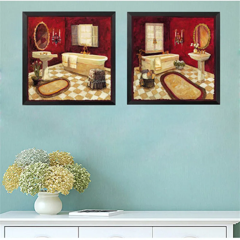 Настенная картина для ванной комнаты и душевой настенный плакат Картина на