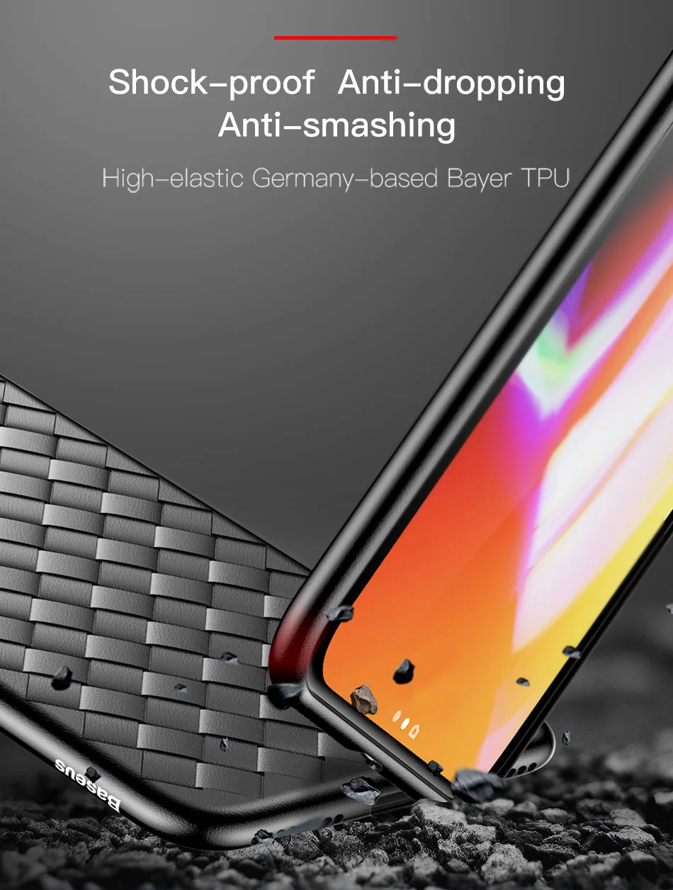 Тканый сетчатый Защитный Мягкий силиконовый чехол для iPhone 5 5S SE 6 6s 7 8 Plus 11 Pro X 10 XS Max XR Coque Capa