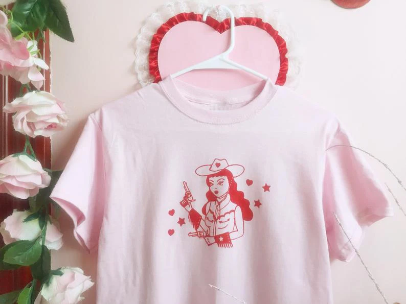 Футболка в стиле унисекс хлопок цвет ассортименте 1 шт | Женская одежда