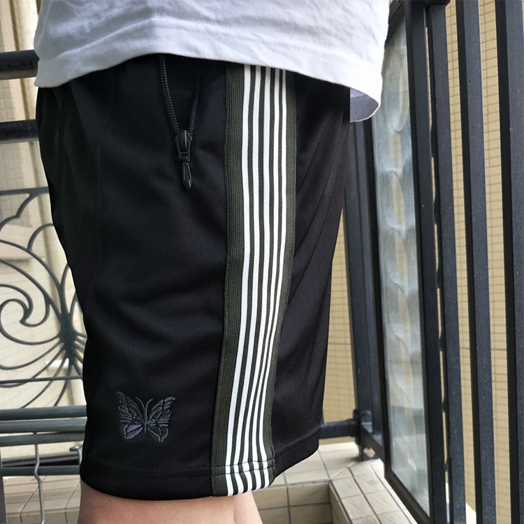 AWGE брюки мужские унисекс 1:1 Высокое качество логотип бабочки вышивка AWGE Брюки золото/серебро полоса AWGE брюки