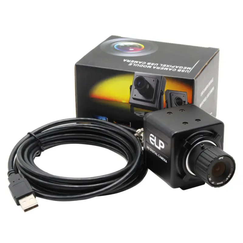 ELP 3264X2448 8MP usb camera Sony IMX179 CS Lens Mount surveillance industrial for Windows Linux Mac Android | Безопасность и