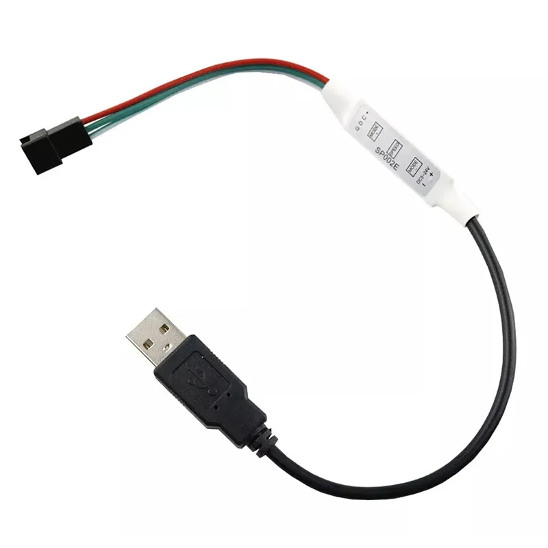 5-24 в USB светодиодный пиксельный контроллер для WS2812B цифровая светодиодная