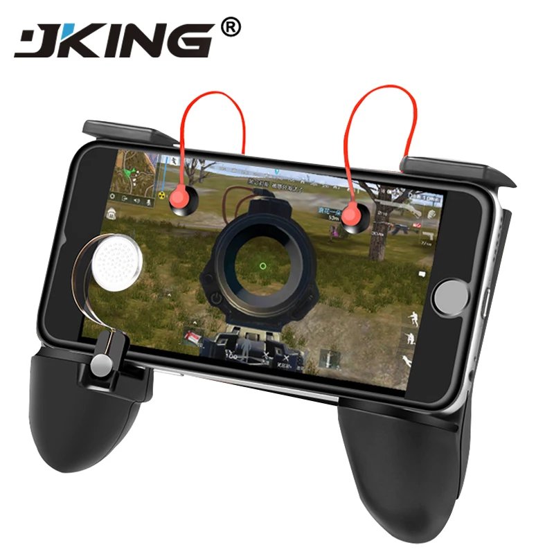 JKING 3 в 1 PUBG игра огонь Кнопка цель ключ смартфон триггер R1L1 шутер Игровые колодки