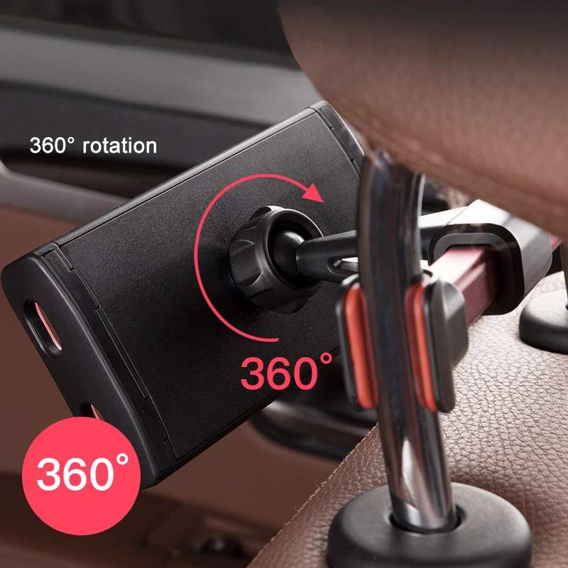 Автомобильный держатель на подголовник для телефона и планшета подставка заднее