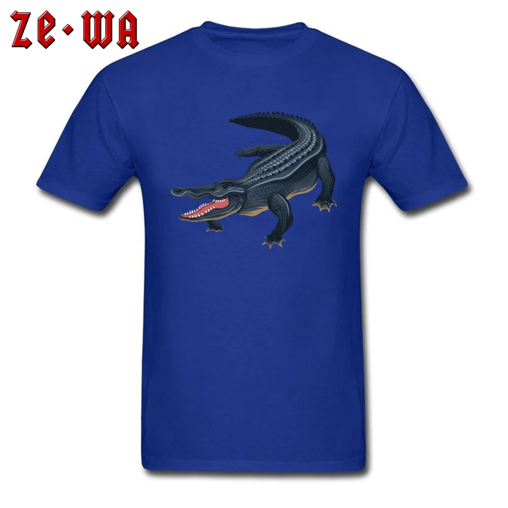 Мужская футболка с крокодилом 3D дизайнерская футболки коротким рукавом обычная