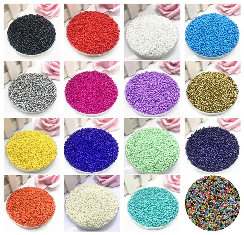 

500pcs 3mm Charm Czech Glass Seed Beads DIY Bracelet Necklace For Jewelry Making Accessories