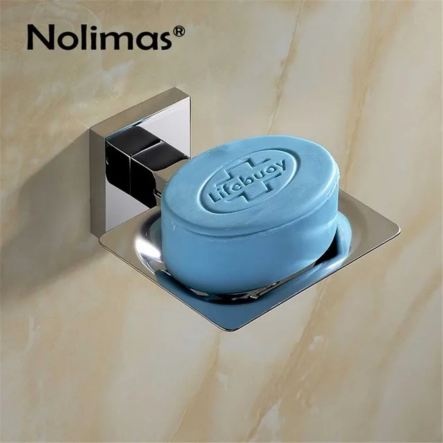 Soap Dish SUS 304 набор из нержавеющей стали для ванной комнаты, зеркальная полировальная бумага, держатель для зубной щетки, держатель для полотенец, аксессуары для ванной комнаты - Цвет: Soap Dish