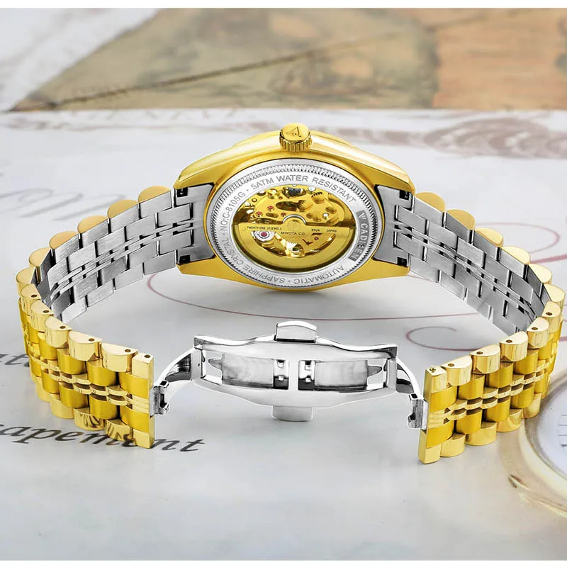 2018 бренд Швейцария часы мужчины люксовый Скелет автоматические механические